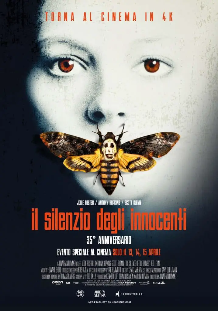 Il silenzio degli innocenti ritorno cinema date