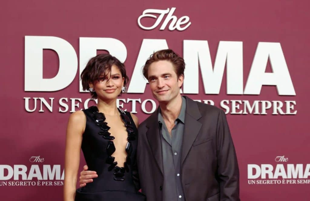 Robert pattinson the drama zendaya