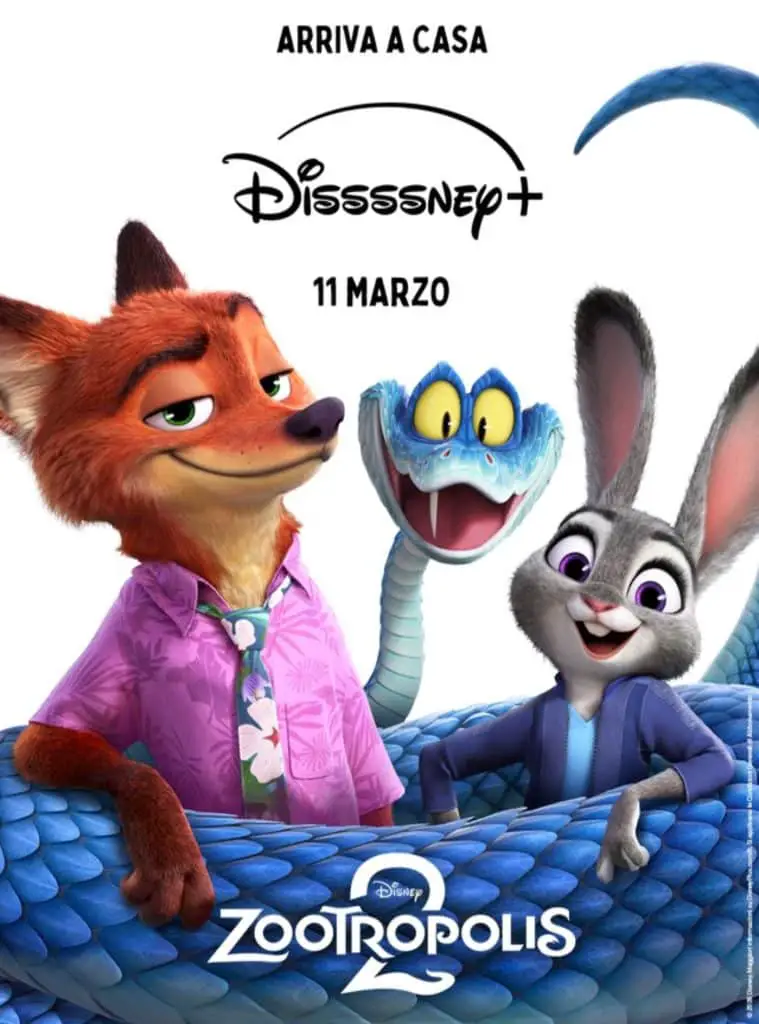 Zootropolis 2 film disney+