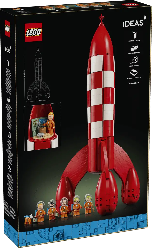 Razzo lunare tintin lego ideas