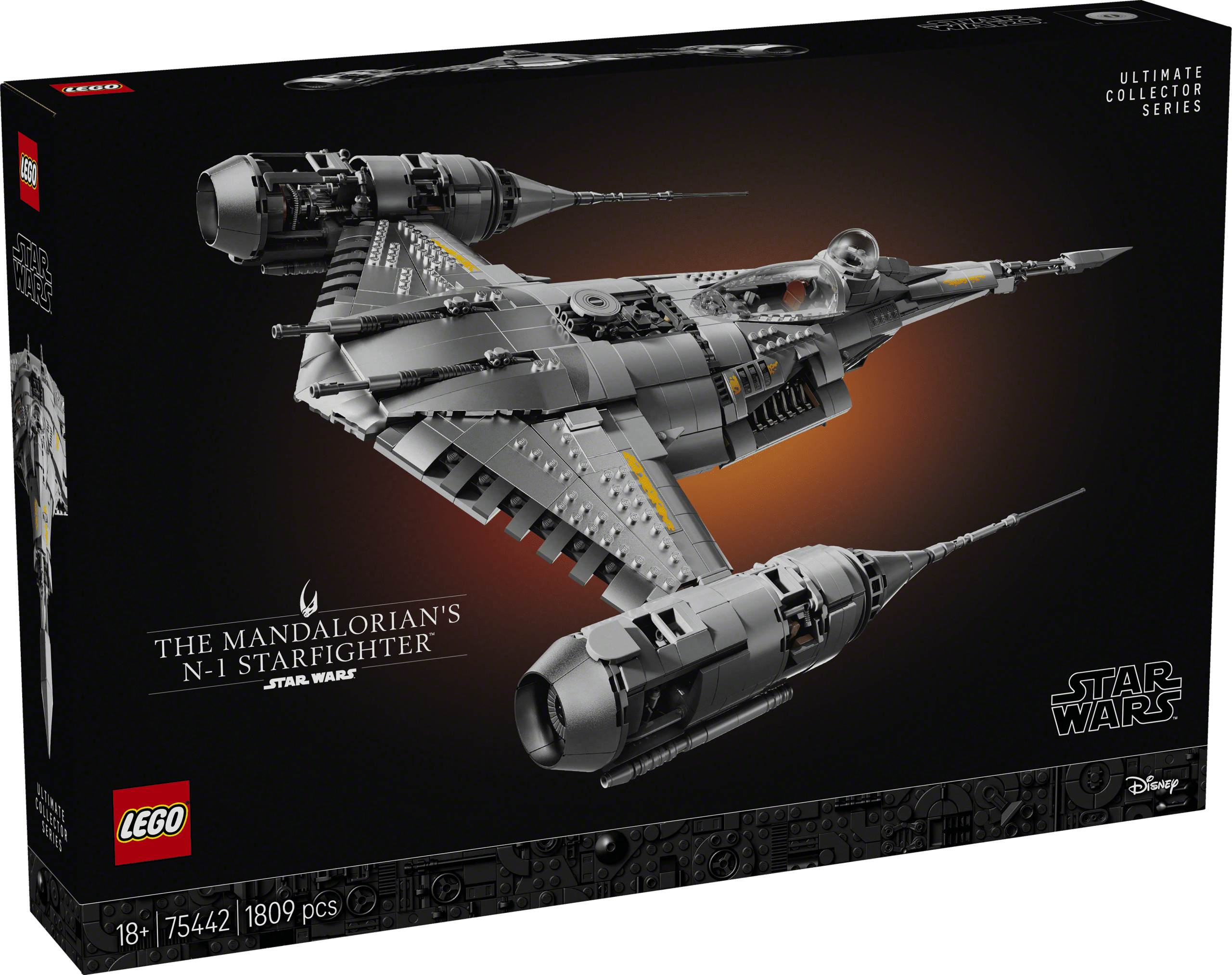 Caccia stellare n-1 del mandaloriano lego
