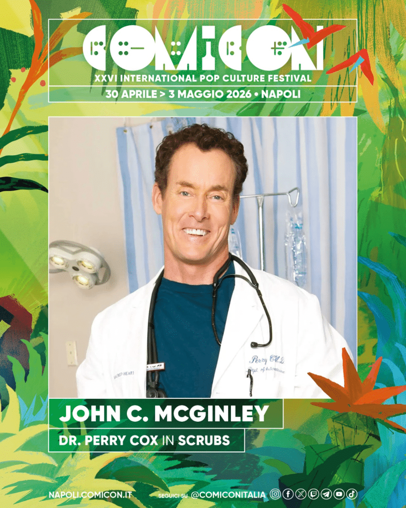 John C. McGinley al Comicon Napoli