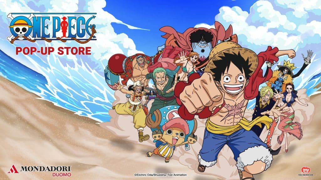 One Piece pop up store Milano