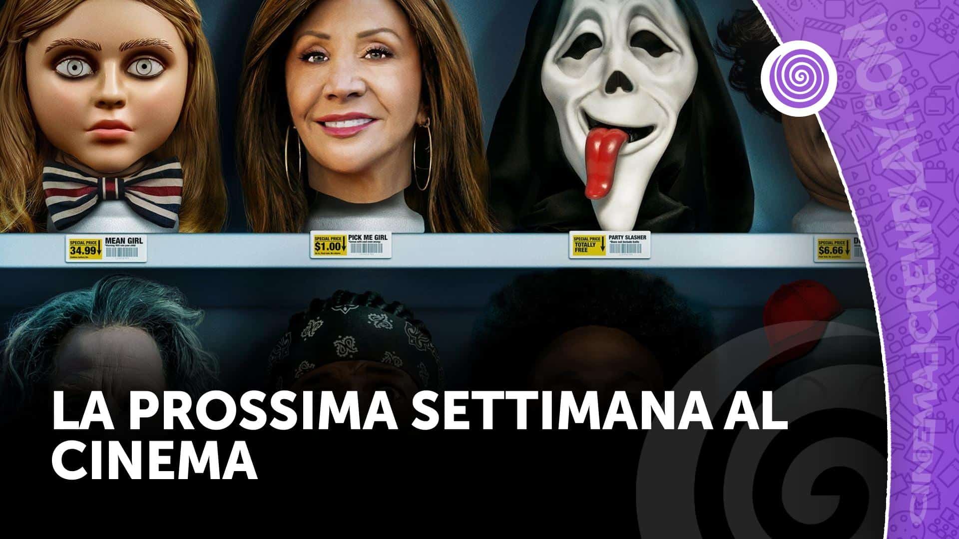 La prossima settimana al cinema