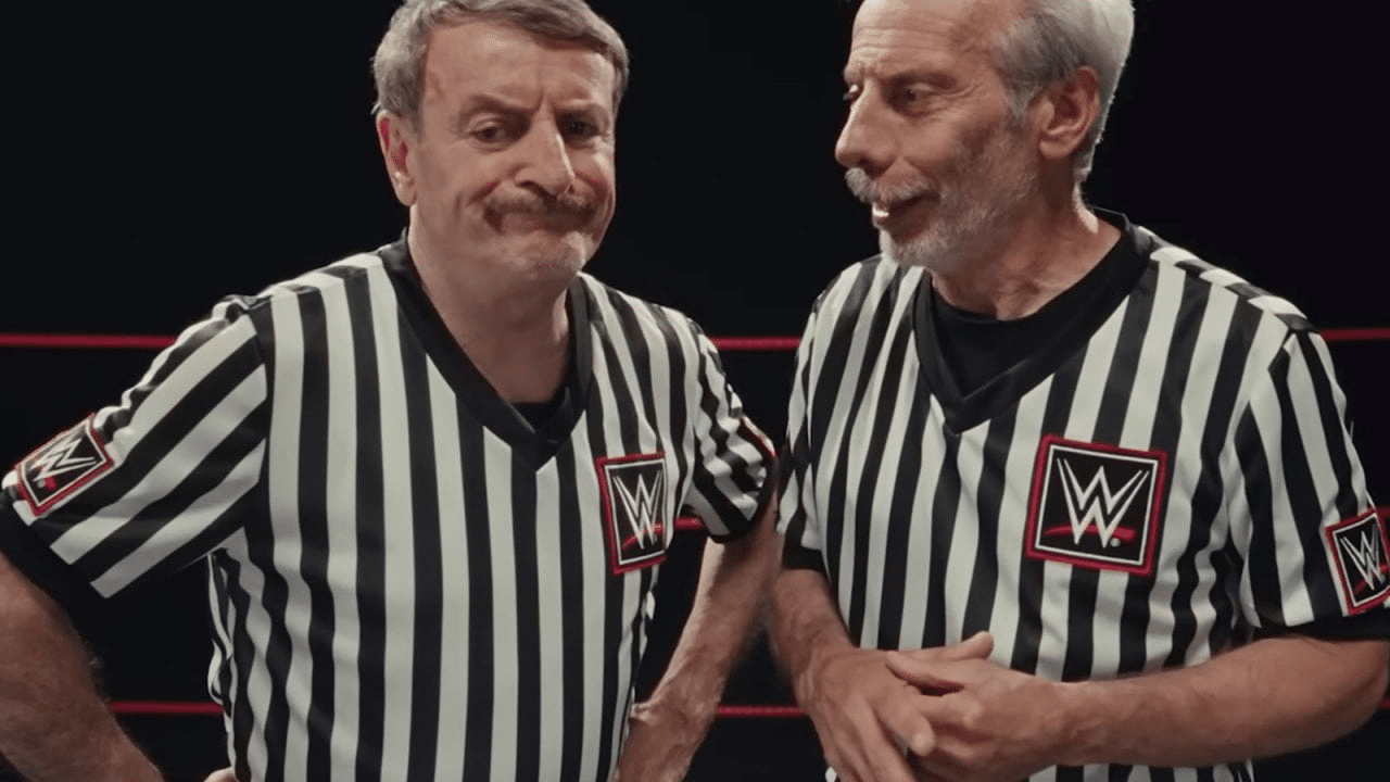 Giovanni e Giacomo incontrano Danhausen nello spot WWE Netflix