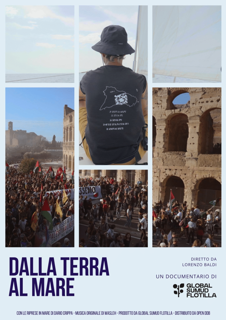 Global Sumud Flotilla Dalla terra al mare poster