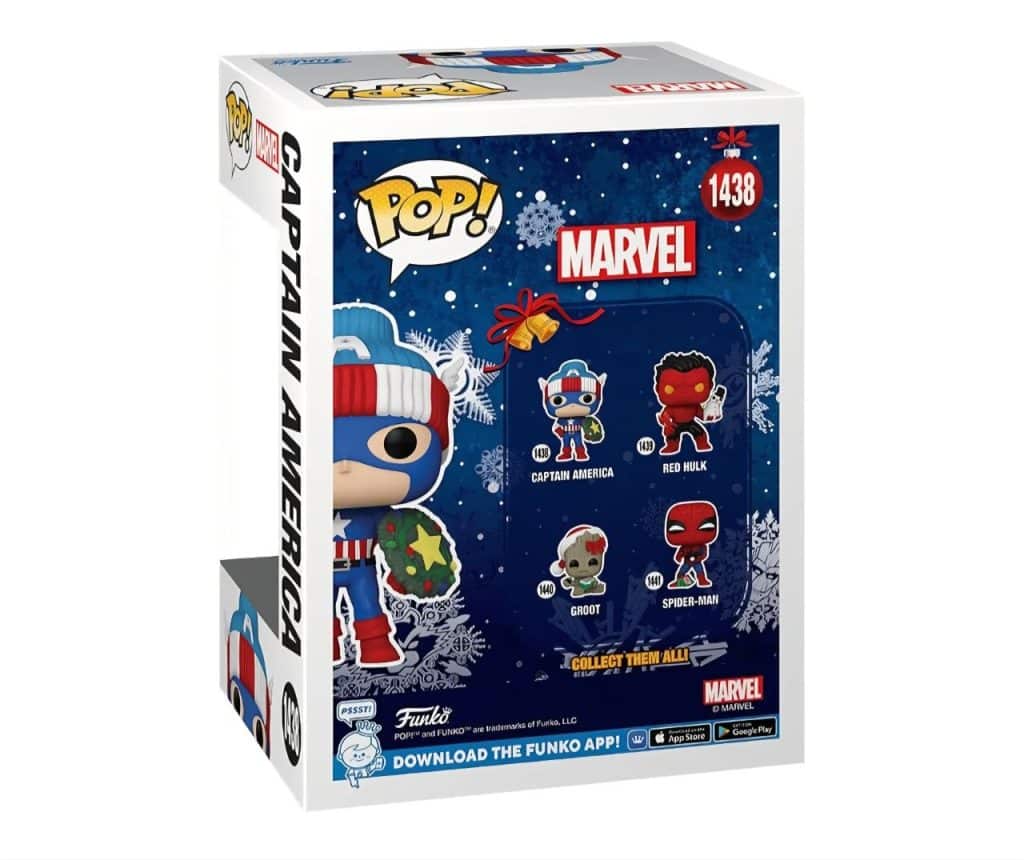 Funko Pop, Capitan America Marvel Holiday in offerta Amazon