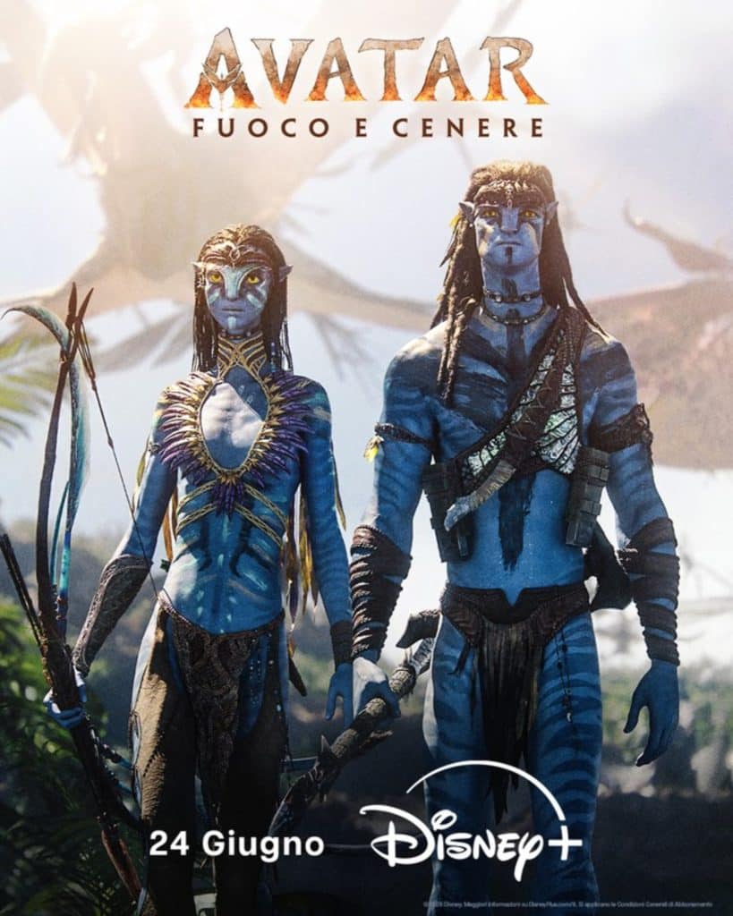 Avatar Fuoco e Cenere Disney+ uscita