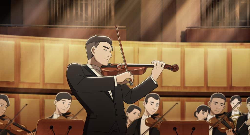 La violinista, geniale film animato del 2026