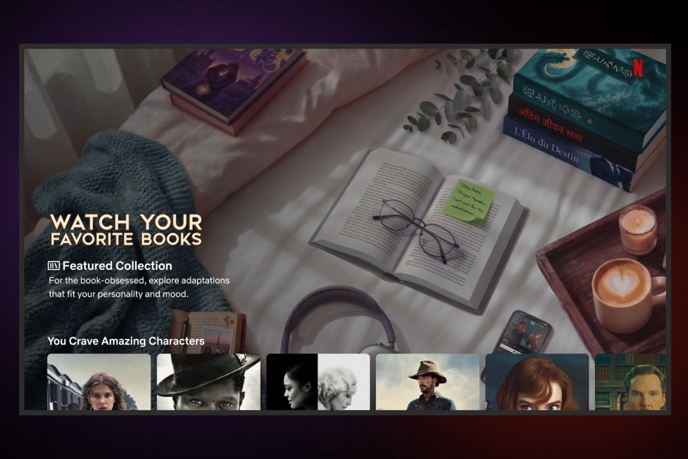 Netflix Watch Your Favorite Books: nasce l’hub per i libri