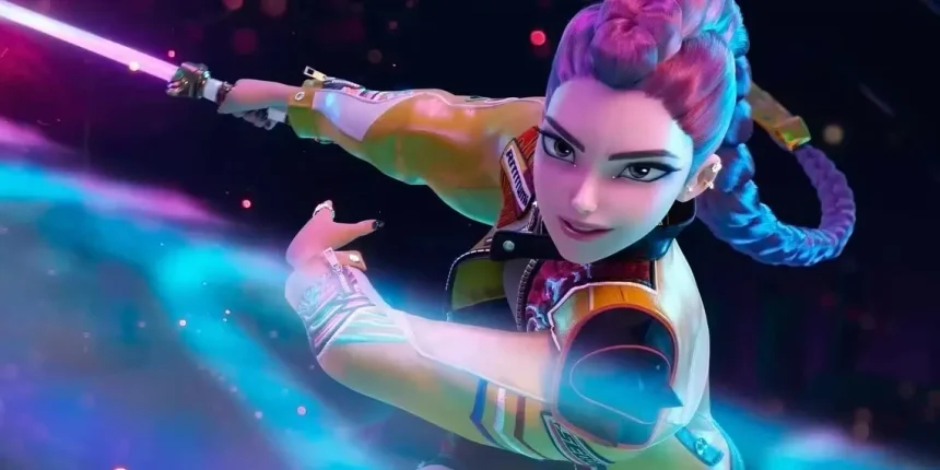 Rumi, Mira e Zoey nel film animato Netflix KPop Demon Hunters