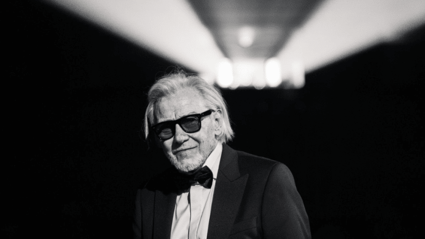 Harvey Keitel al Karlovy Vary Film Festival per la proiezione di Mean Streets