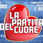 Partita del cuore 2026 su rai 1, l’aquila gioca per due cause