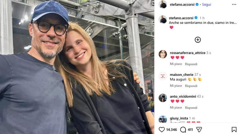 Stefano Accorsi papà per la quinta volta Stefano Accorsi papà per la quinta volta