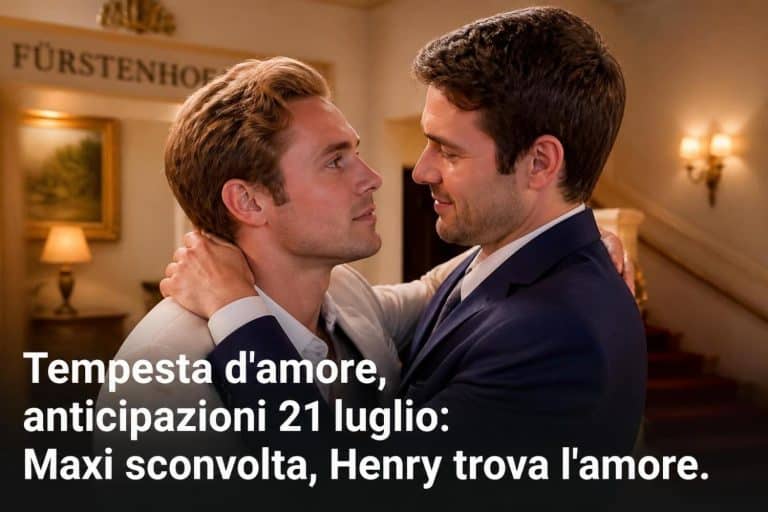 Tempesta d’amore: maxi e henry si sposano