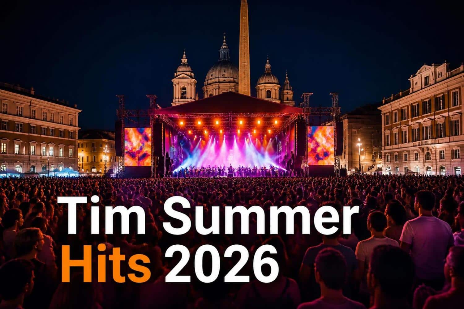 Tim summer hits chiude su rai 1, ma la musica non è in diretta