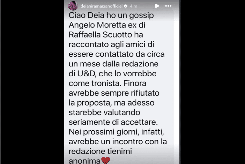 Uomini e Donne Angelo Moretta