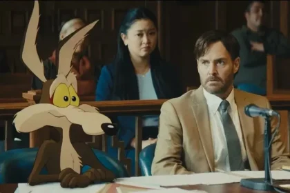 Willy il coyote e beep beep protagonisti del film coyote vs. Acme dei looney tunes