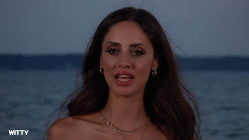 Giorgia Angeloni durante il video di presentazione come nuova tronista di Uomini e Donne 2026