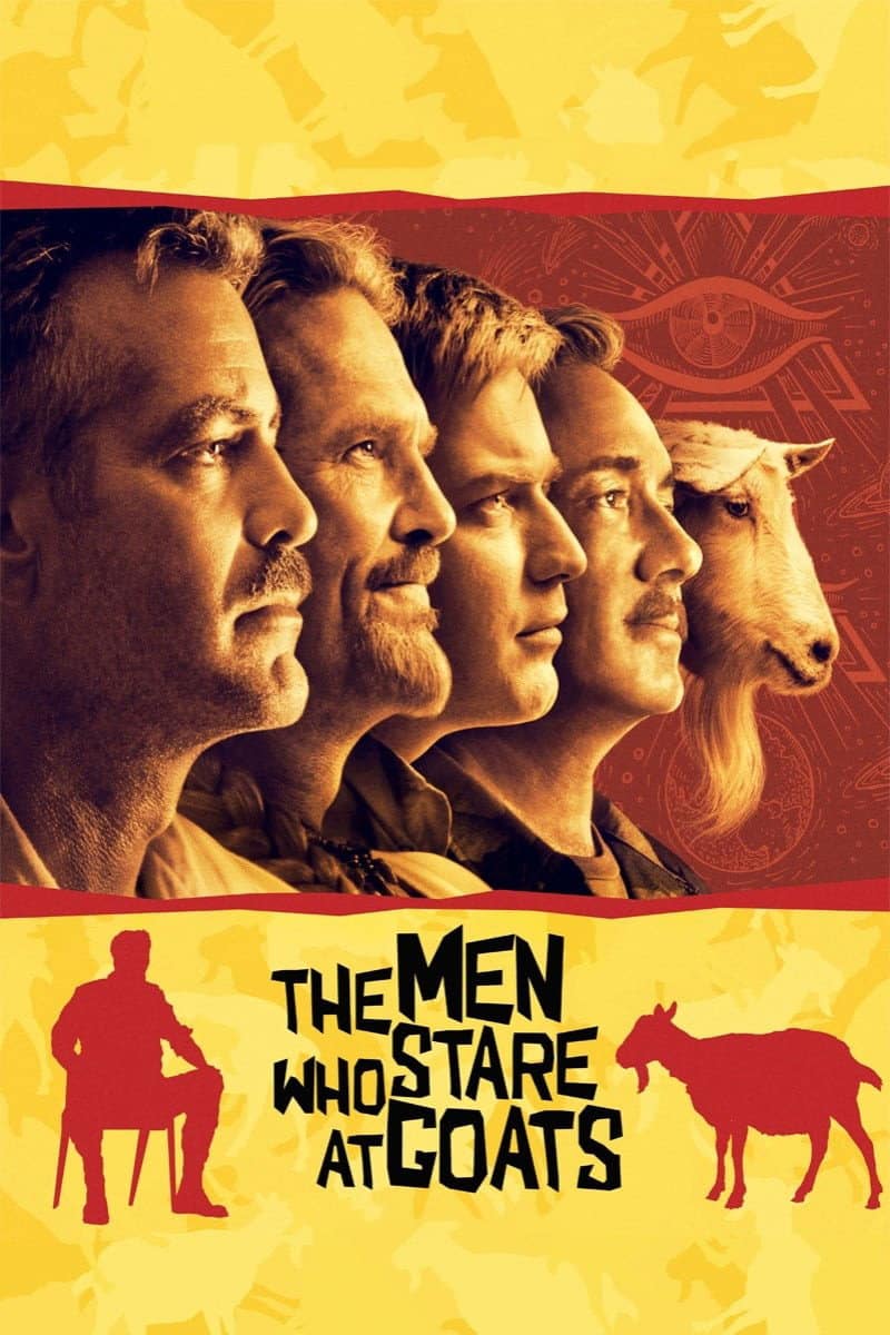 L'uomo che fissa le capre - locandina del film