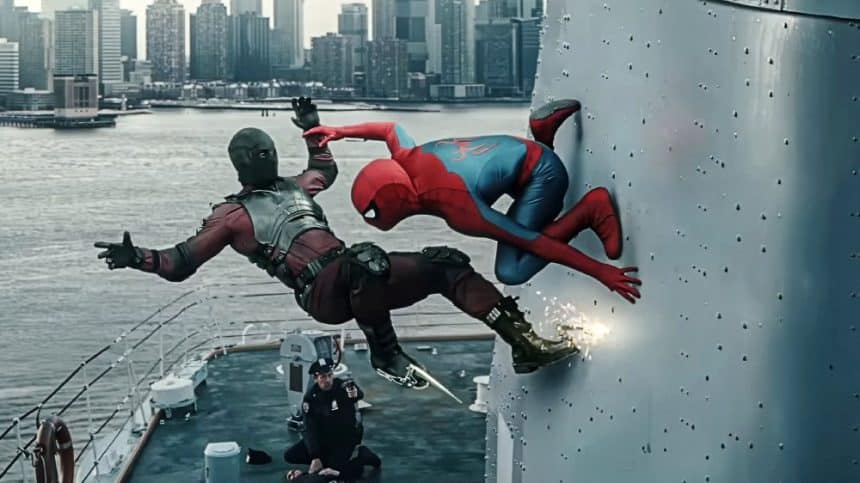 Tom Holland nei panni di Spider-Man nel film Spider-Man Brand New Day di Sony Pictures