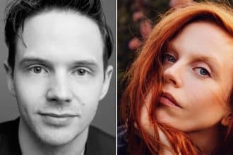 Mark O'Brien e Anneke Sluiters, protagonisti del film di fantascienza Soma di Miklós Keleti