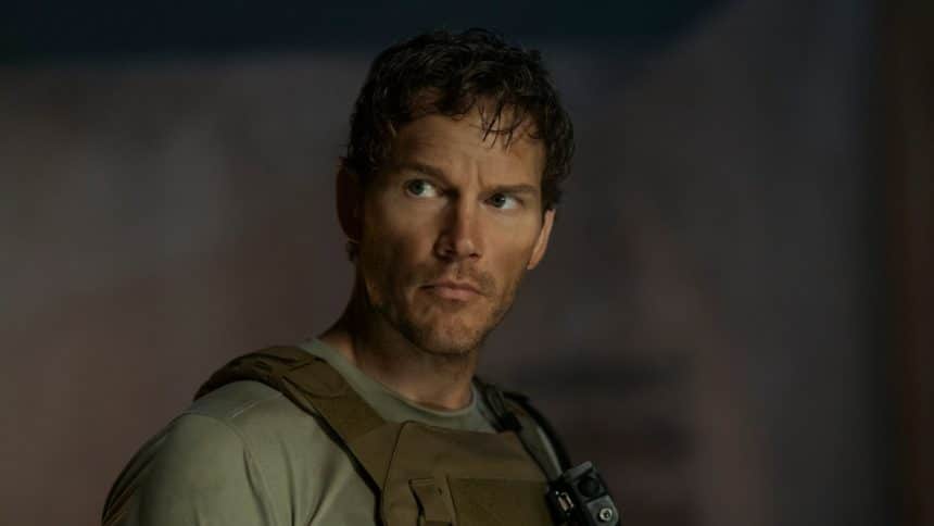 Chris Pratt nei panni di James Reece nella seconda stagione di The Terminal List