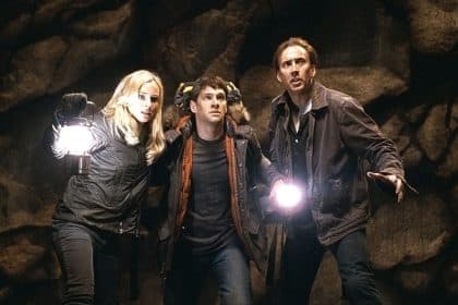 Nicolas Cage nei panni di Ben Gates nella saga National Treasure di Disney