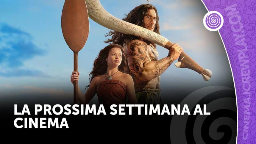 la prossima settimana al cinema