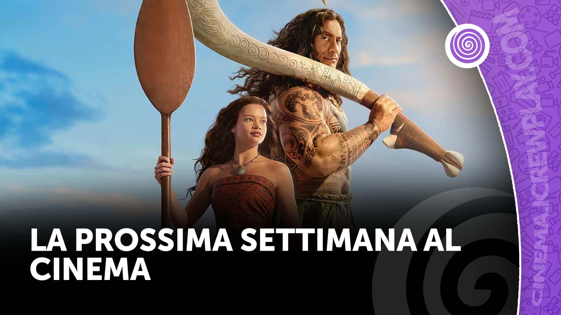 La prossima settimana al cinema
