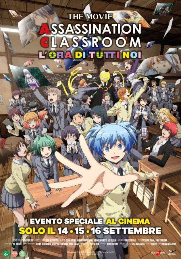 La prossima settimana al cinema Assassination classroom - l'ora di tutti noi