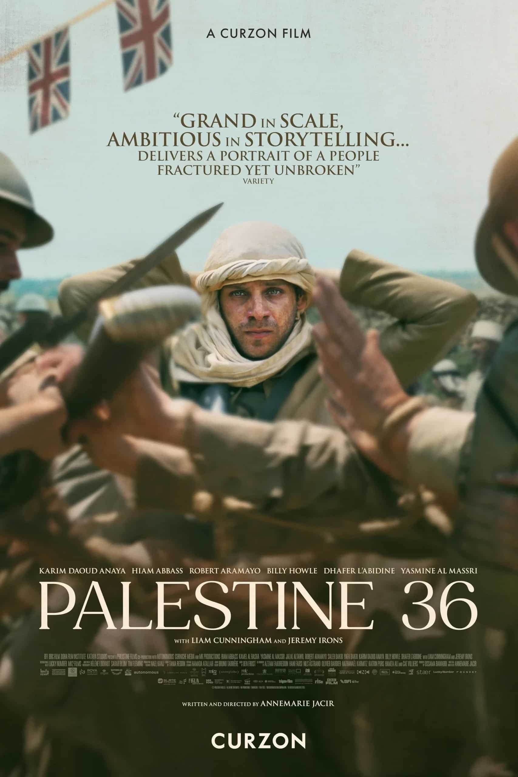 La prossima settimana al cinema Palestina 36 - Quando tutto ebbe inizio