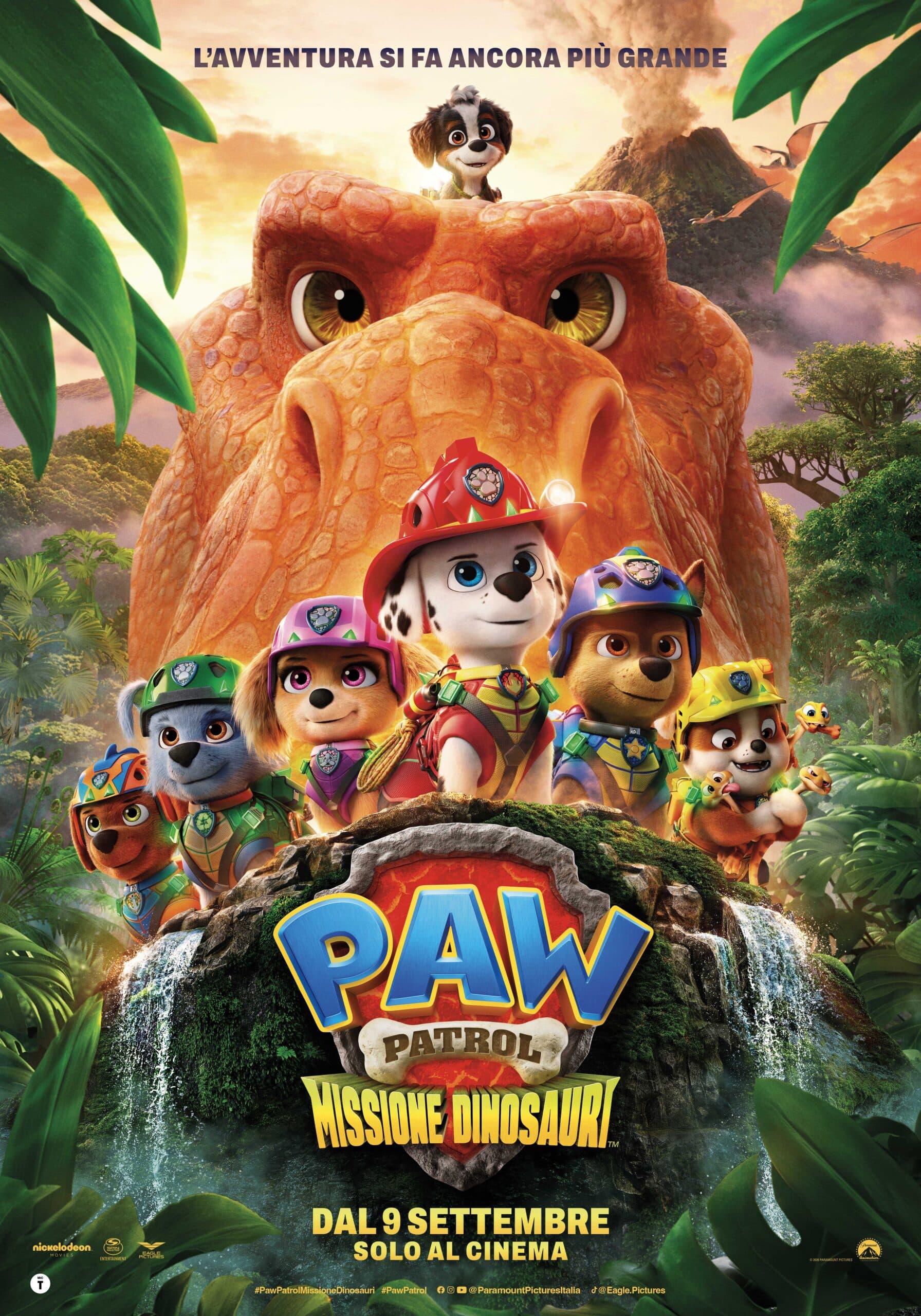 La prossima settimana al cinema Paw Patrol: Missione Dinosauri