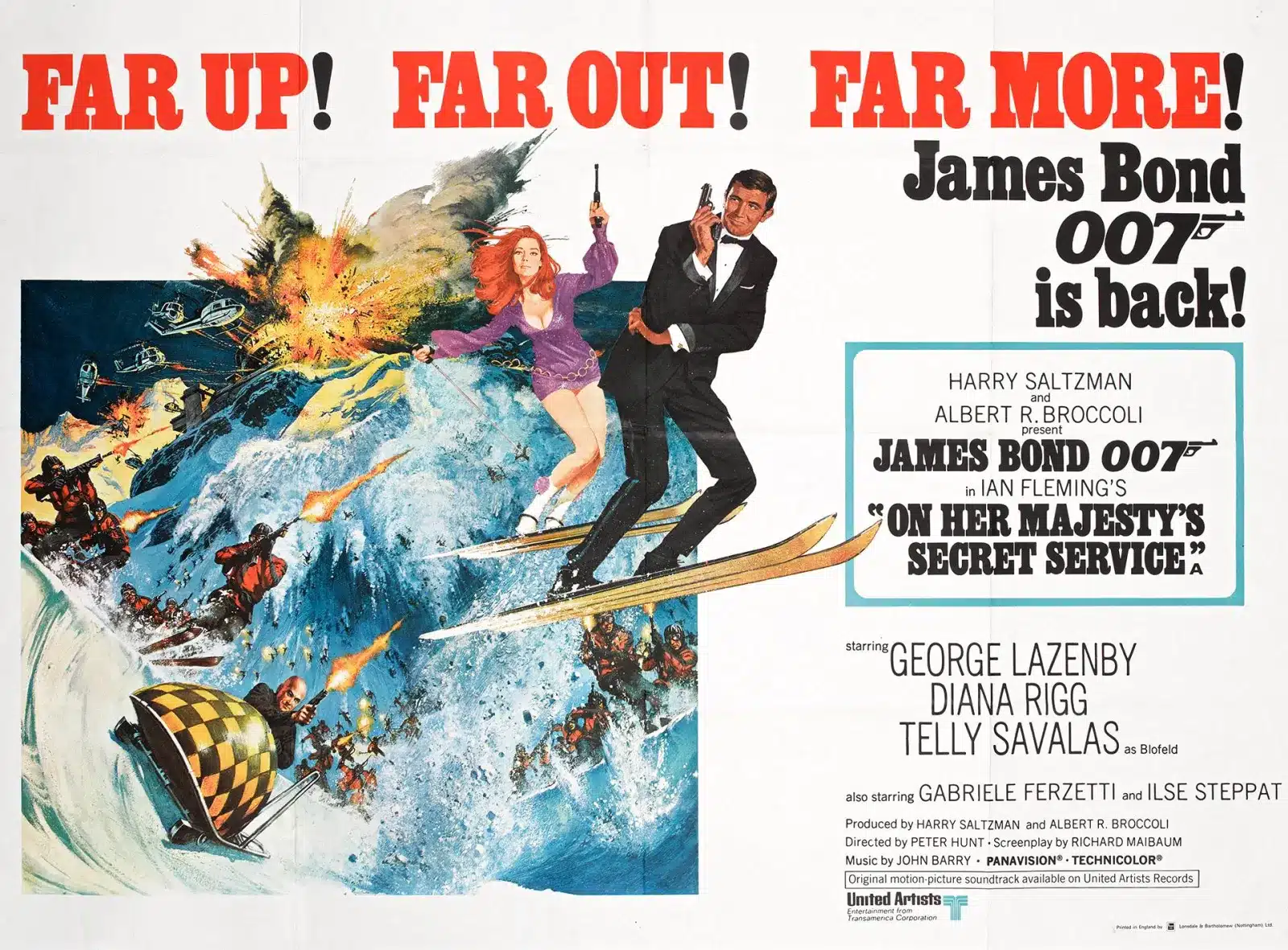Agente 007 al servizio segreto di sua maestà con george lazenby e diana rigg