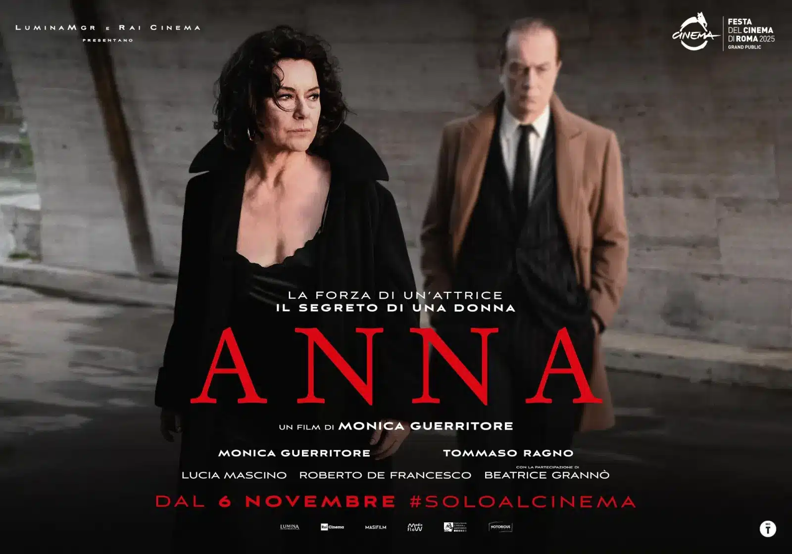Poster di anna, film di monica guerritore su anna magnani
