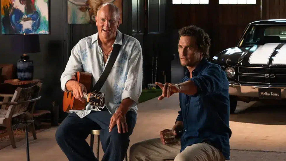 Matthew mcconaughey e woody harrelson nella serie brothers di apple tv