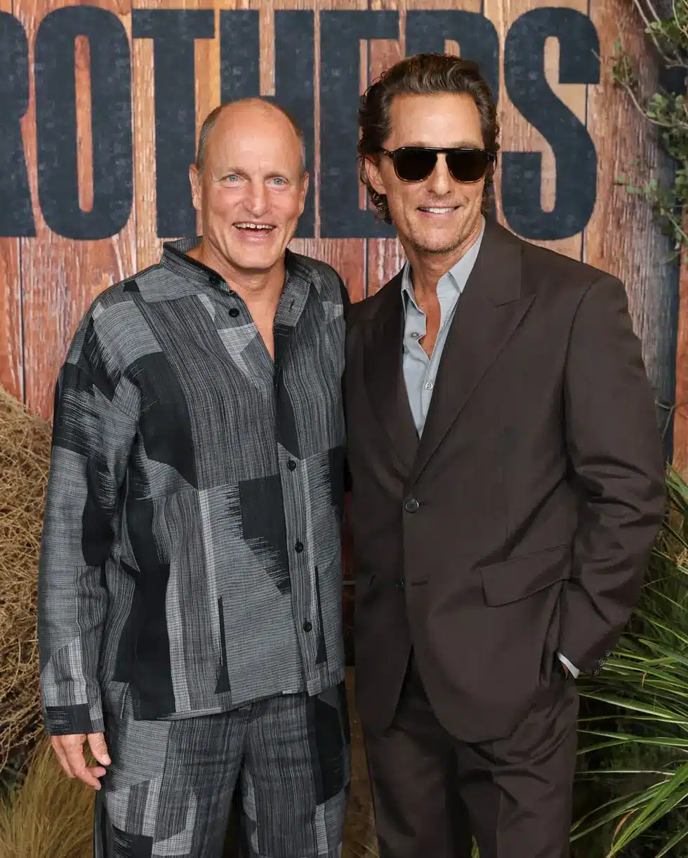 Woody harrelson e matthew mcconaughey alla premiere di brothers