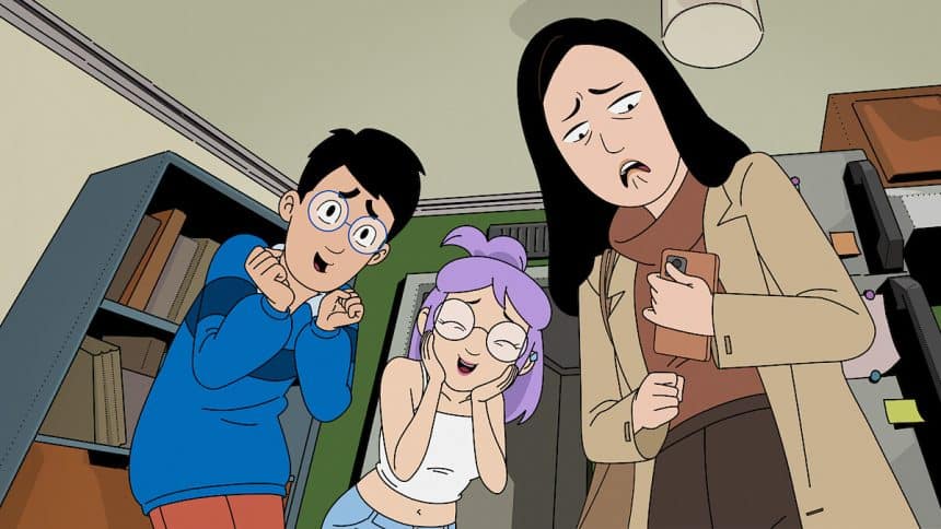 Dang! Serie animata netflix con ruthie, andrew ed eunice