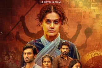 Gandhari netflix, key art ufficiale con taapsee pannu