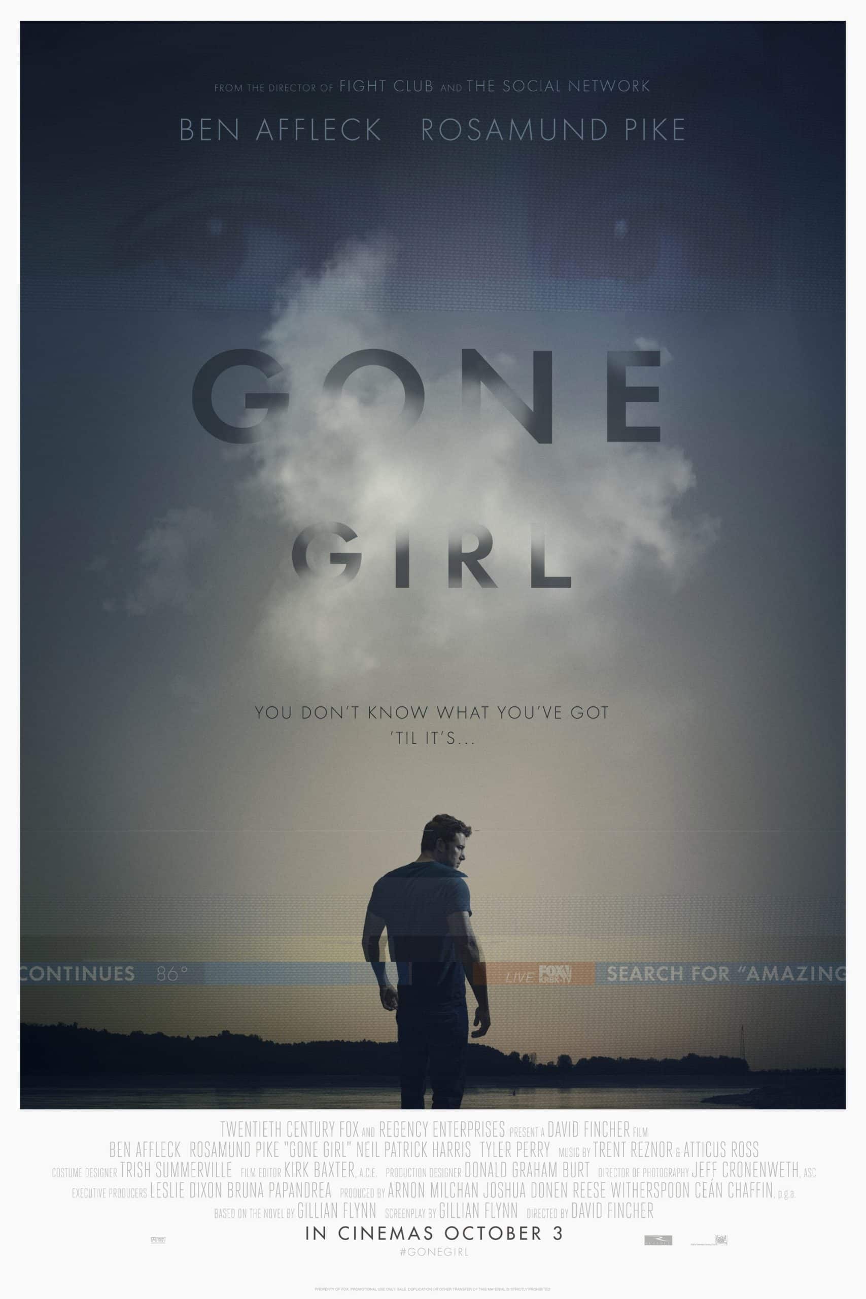 Gone girl con ben affleck e rosamund pike
