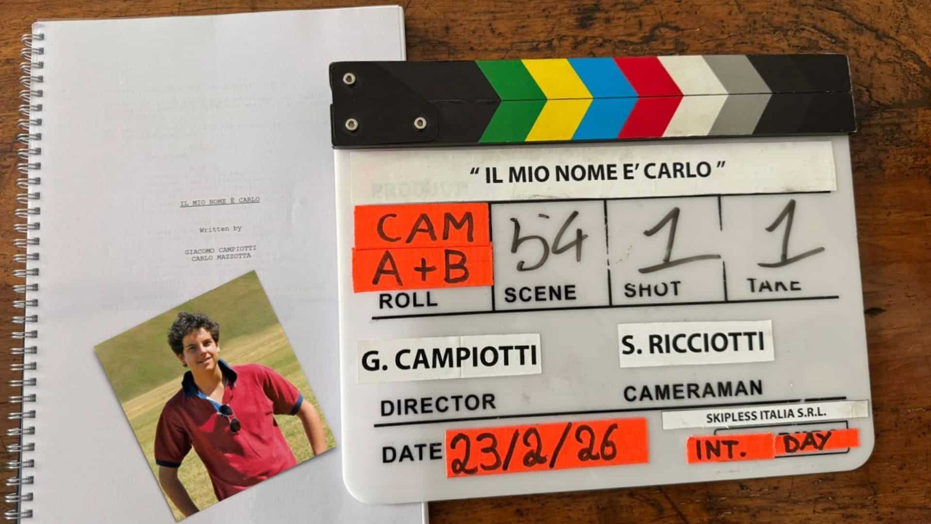 Il mio nome è carlo: film tv su carlo acutis Il mio nome è carlo, film tv su carlo acutis