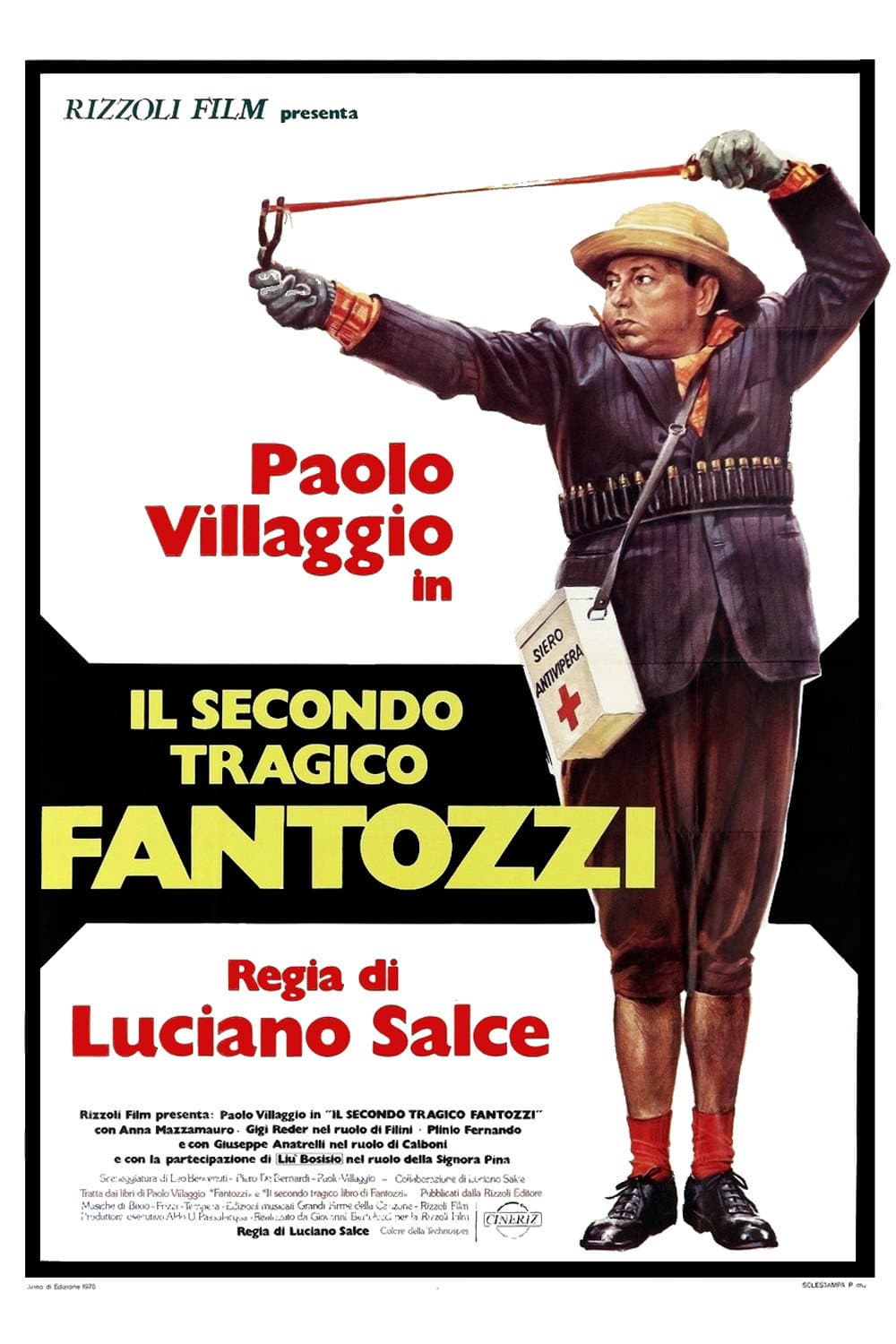 Il secondo tragico fantozzi, poster del film del 1976