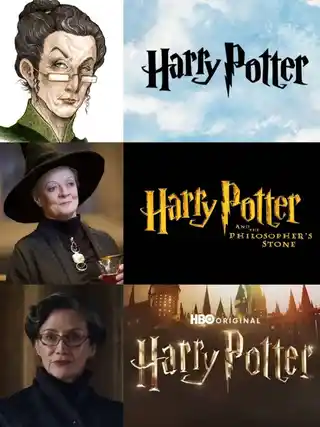 Harry potter: libro, film e serie hbo, 10 personaggi a confronto Minerva mcgranitt confronto libri film serie hbo
