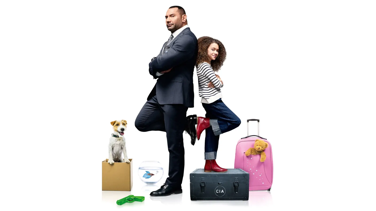 Dave bautista e chloe coleman in my spy