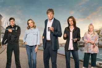 Kris marshall e sally bretton in oltre il paradiso ambientato a shipton abbott
