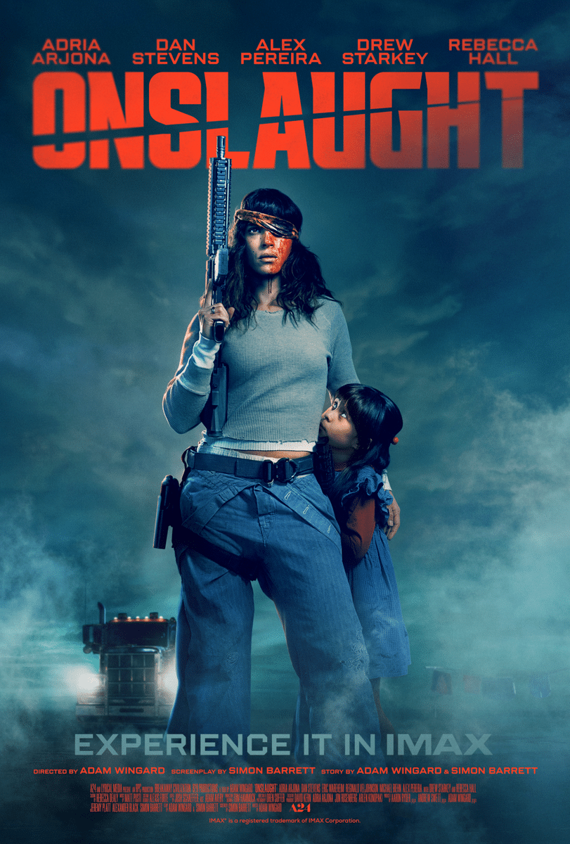 Onslaught, celeste e daisy nel film di adam wingard