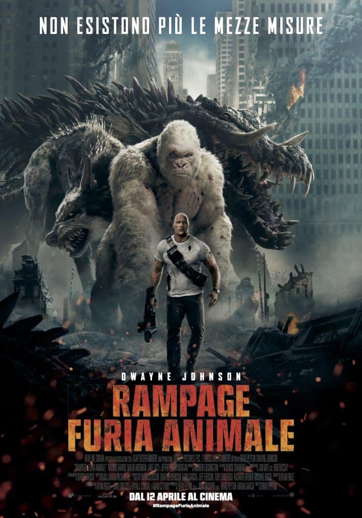 Rampage furia animale george e dwayne johnson