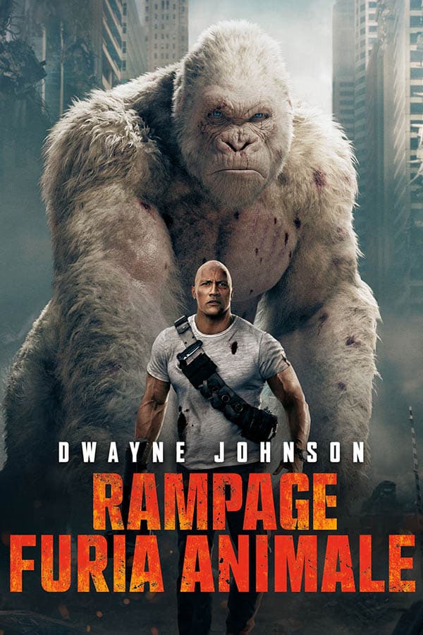 Rampage furia animale con dwayne johnson e george