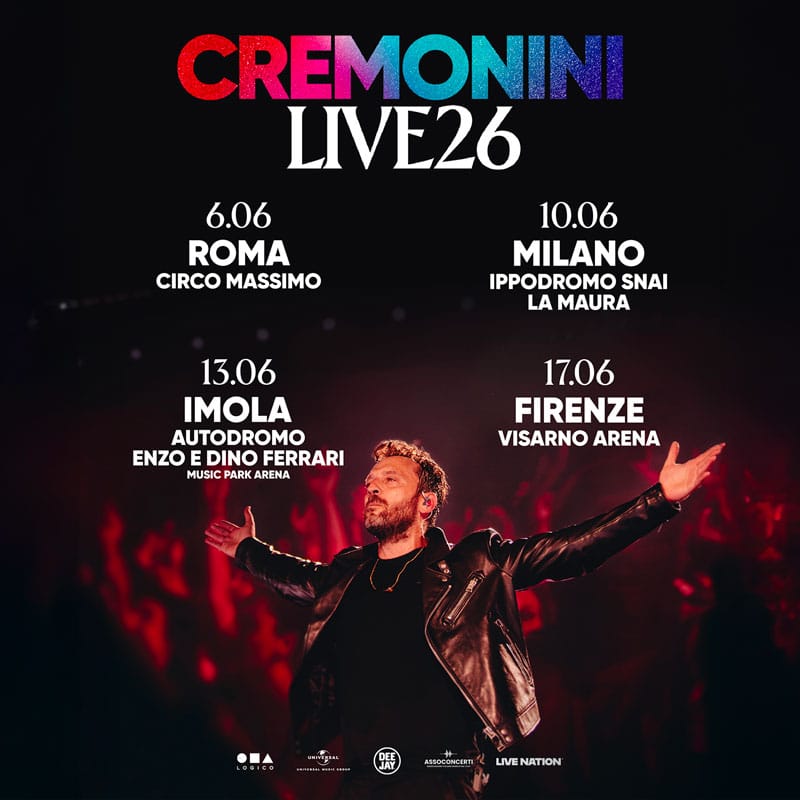 Cesare Cremonini Live26 al Circo Massimo di Roma
