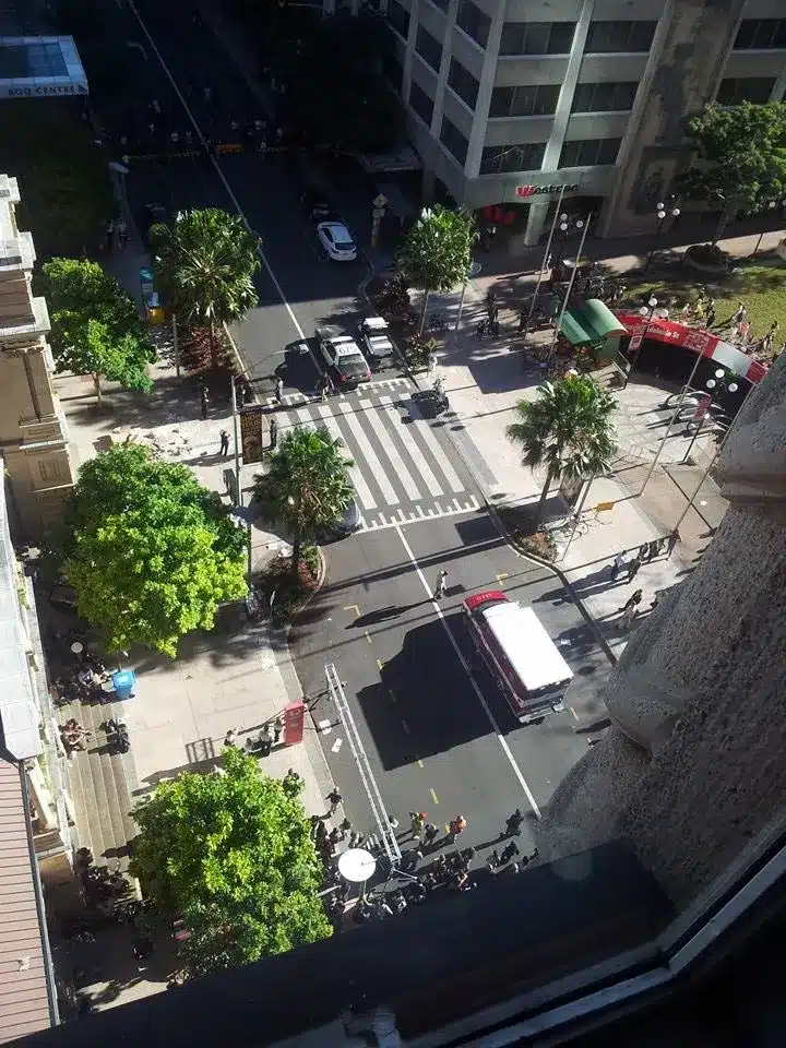 Riprese di san andreas a brisbane